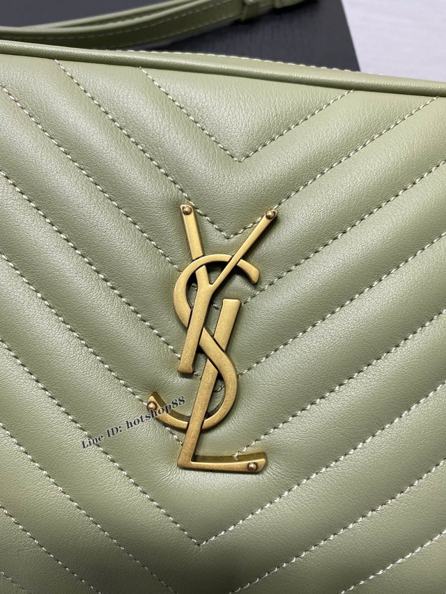YSL專櫃新款流蘇單肩女包 聖羅蘭LOU絎縫真皮相機包 505730 blys1313